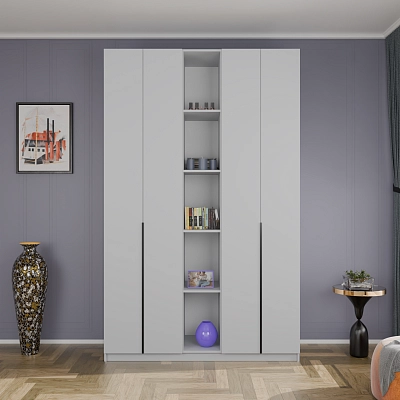 Шкаф Корвус Серый